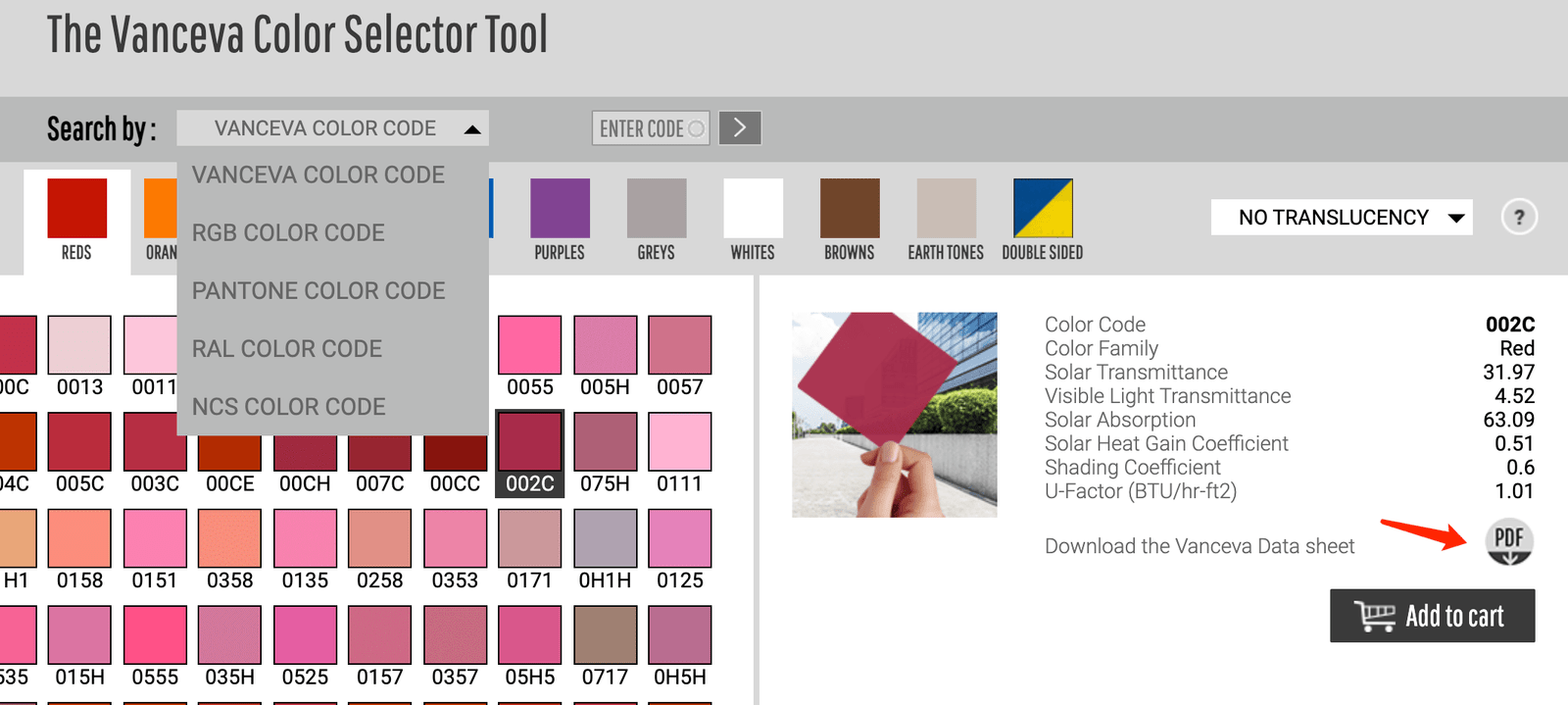 color selector tool